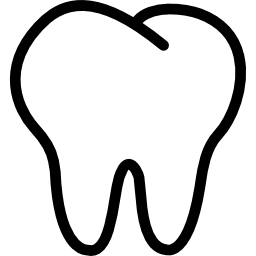 contorno do dente Ícone