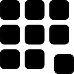 Squares of data icon