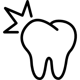 contorno del dente icona