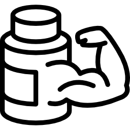 Steroids for big muscles icon