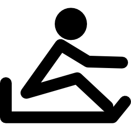 posture de gymnaste Icône