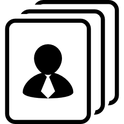 wizerunek pracownika na karcie ikona