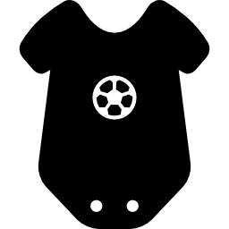 Baby onesie clothing with star design icon