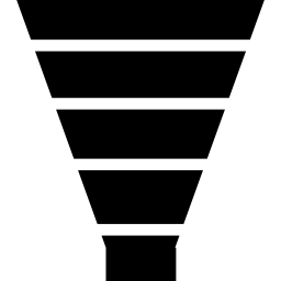 Funnel chart icon