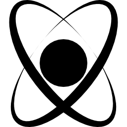 Atom shape icon