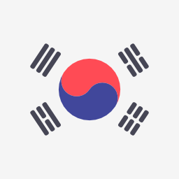 corea del sur icono