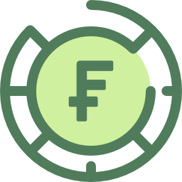 Swiss franc icon