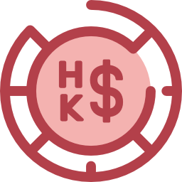 Hong kong dollar icon