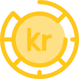 Danish krone icon