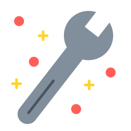 Wrench tool icon