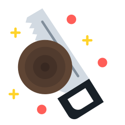 Hand saw icon