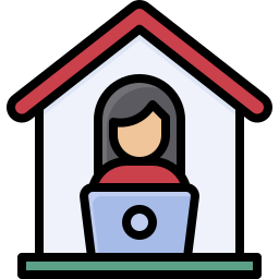 Work from home icon