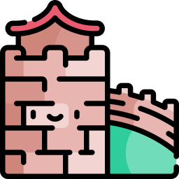 grote muur van china icoon