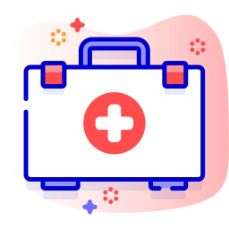 First aid kit icon