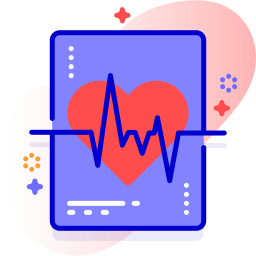 frequenza cardiaca icona