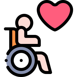 mensen met een handicap icoon