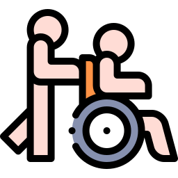 personnes handicapées Icône