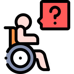 personnes handicapées Icône