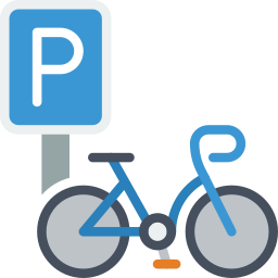 estacionamento para bicicletas Ícone