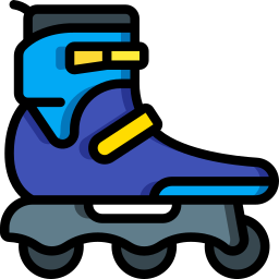 scarpe da rollerblade icona