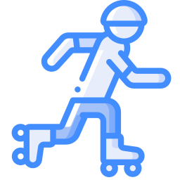 schaatser icoon