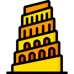 wieża babel ikona