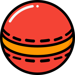 pelota de cricket icono