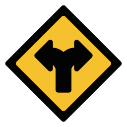 Traffic sign icon