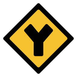 Y intersection icon