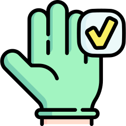 Rubber gloves icon