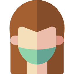 Medical mask icon