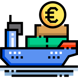 Cargo ship icon