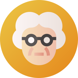 Пожилые люди иконка