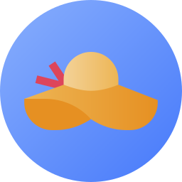 sombrero pamela icono