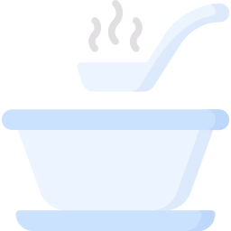 sopa caliente icono