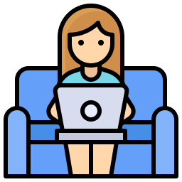 Work from home icon