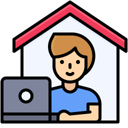 Work from home icon