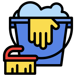 Cleaning tools icon