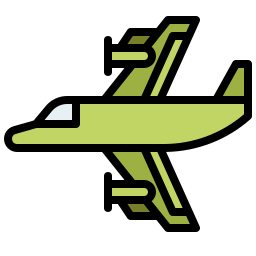 aeronave militar icono