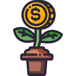 Money tree icon