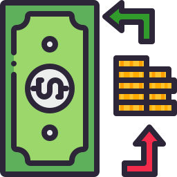 administración del dinero icono