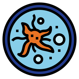 Cancer cell icon