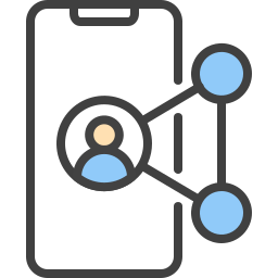sociaal netwerk icoon