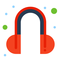 auriculares de audio icono
