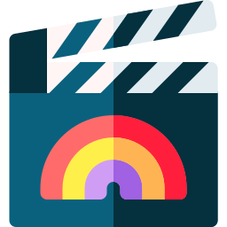 Film clapper icon