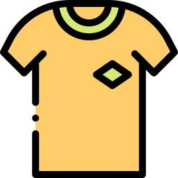 camiseta de futbol icono