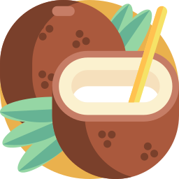 Кокосовый напиток иконка
