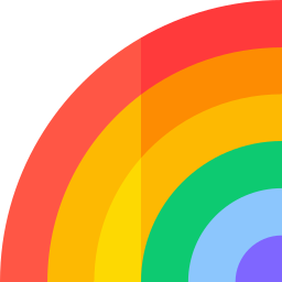 regenboog icoon