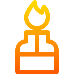 Bunsen burner icon