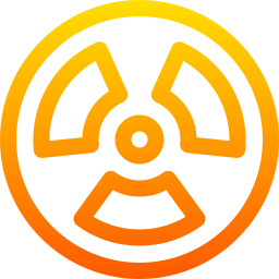 radioactif Icône